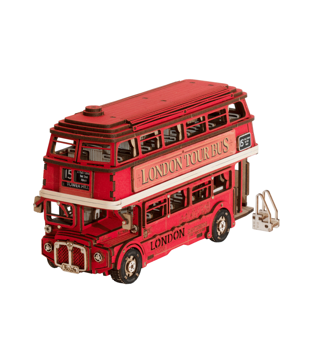 Rolife London Tour Bus 3D Wooden Puzzle TGM02