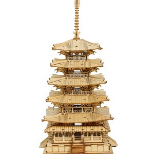Rolife DIY Five-storied Pagoda 3D Wooden Puzzle TGN02