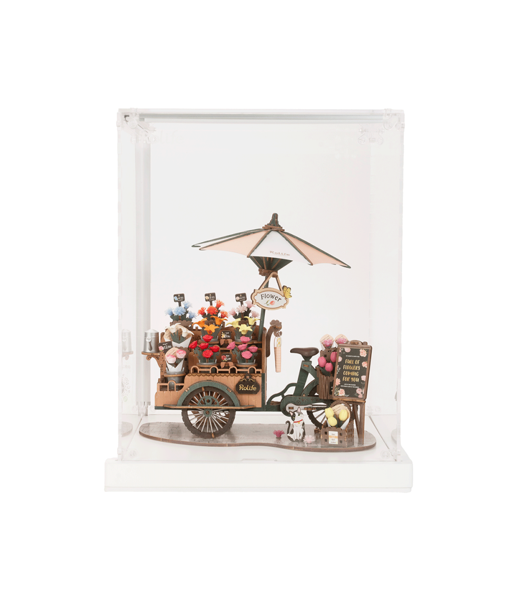 Rolife Blossom Cart Display Showcase TGS03Z
