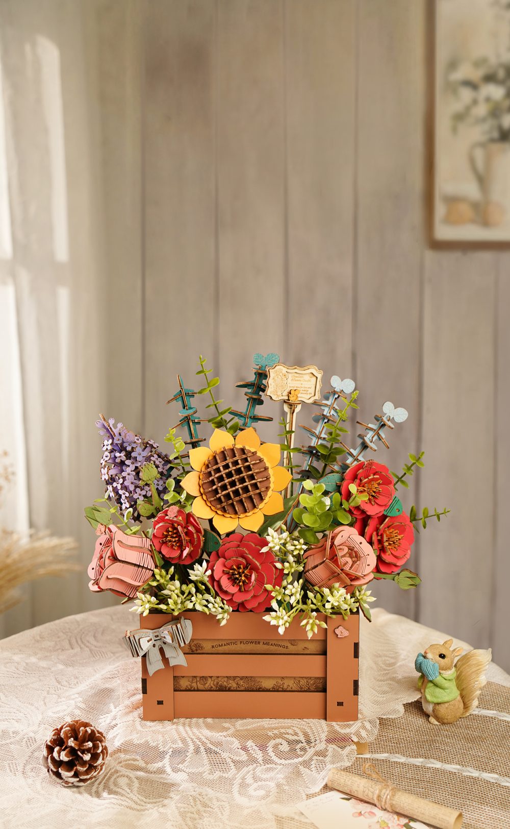 Wooden Bloom Box