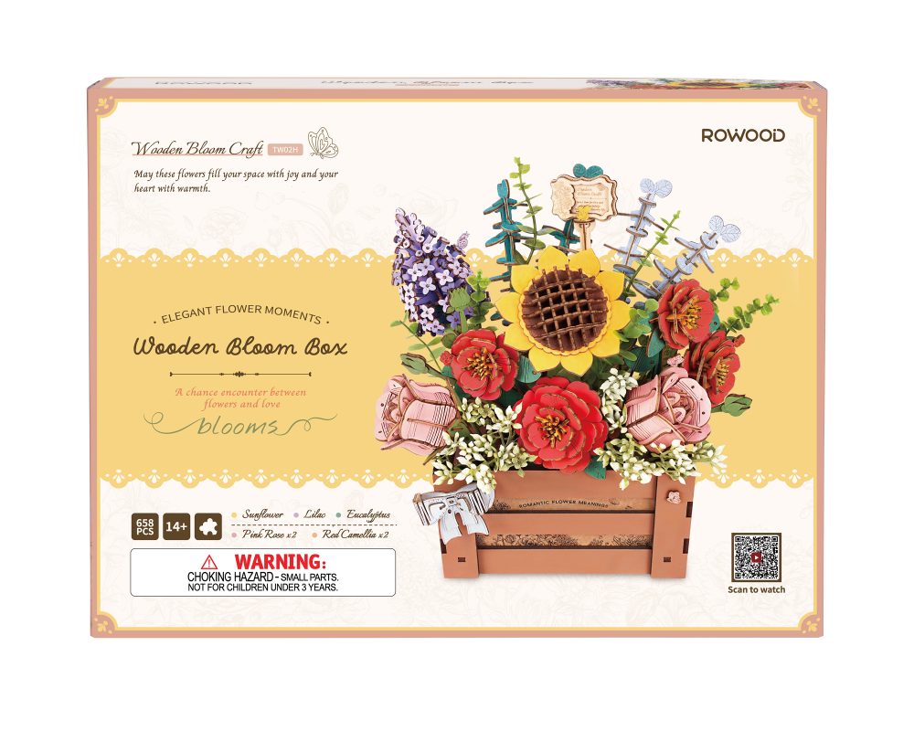 Wooden Bloom Box