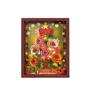 TW05H-main Rowood Everglow Christmas Tree DIY 3D Puzzle TW05H