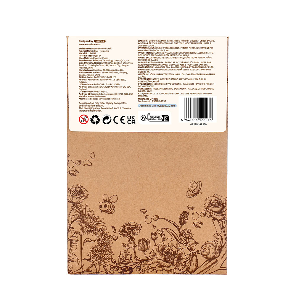 TW141-7 Blue Hydrangea