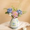 木艺繁花-TW141&TW151 英文 Blue Hydrangea