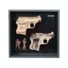 rokr 3d wooden puzzles mini gun display stand