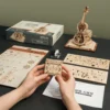 rokr 3d dřevěné puzzle hudební box,rokr 3d dřevěné puzzle,rokr 3d dřevěné puzzle