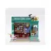 rolife diy miniature house alice's tea store display stand