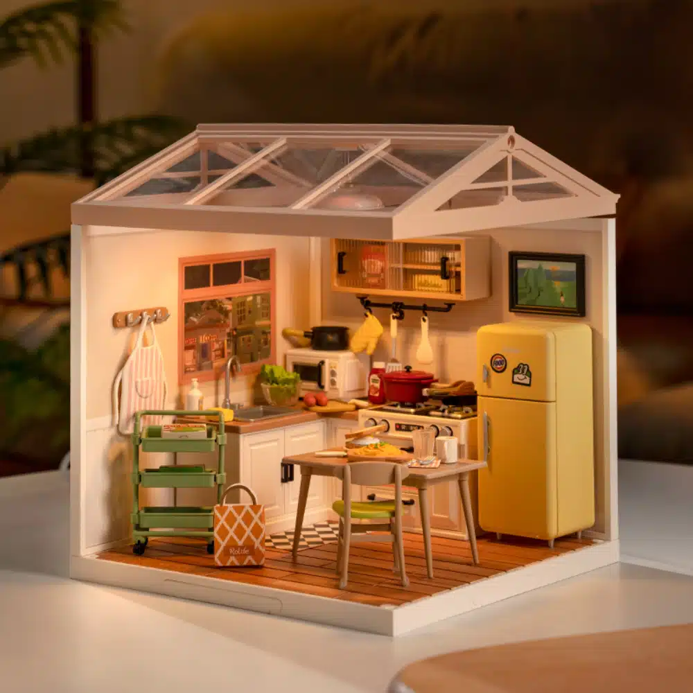 rolife miniatuur huis kit,diy miniatuur huis kit rolife,robotime poppenhuis kit