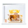 rolife diy miniature house teddy's breadbox display stand