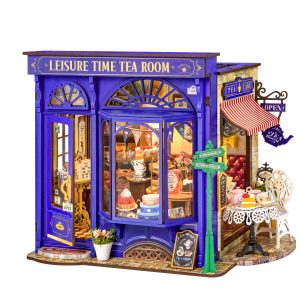 Rolife Leisure Time Tea Room DIY Miniature House DG171