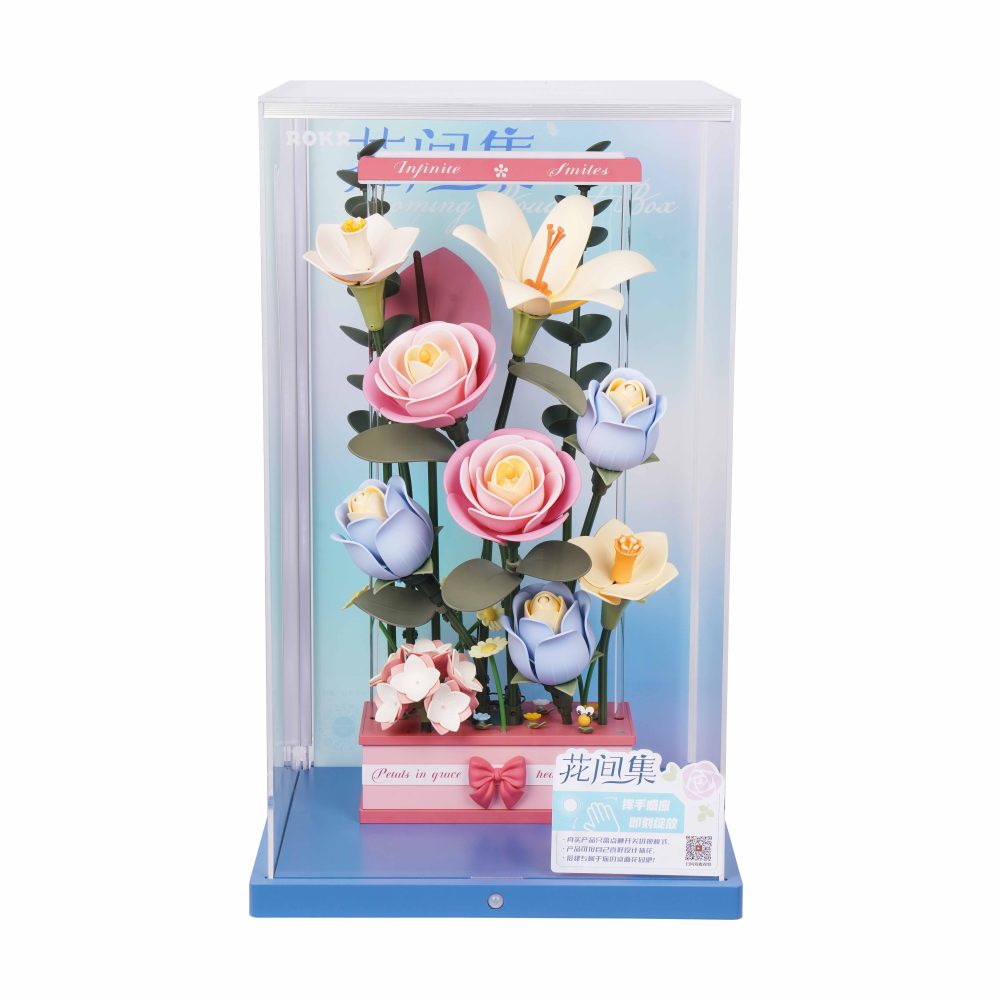 AF01DZ Blooming Bouquet Box Display Showcase AF01DZ