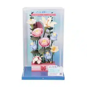 rokr diy flower blooming bouquet box display stand