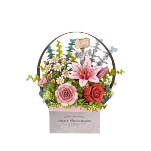 Wooden Flower Basket