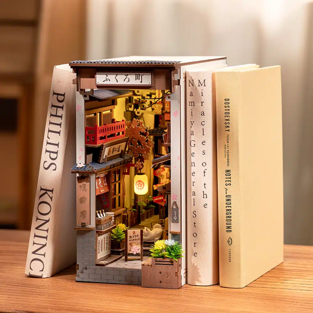 rolife diy book nook,rolife diy book nook kit,robotime book nook,robotime diy book nook​,stories in books robotime