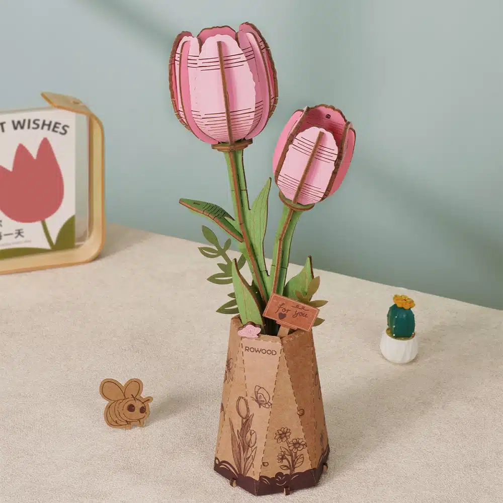 diy wood flower bouquet,diy wooden flower bouquet,wood flower bouquet diy,wooden flower bouquet diy,3d wooden flower puzzle,3d wooden puzzle robotime​