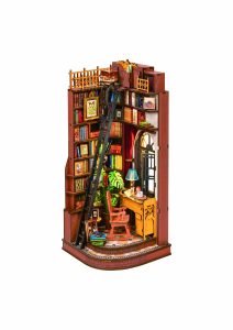 Rolife Silent Corner Study DIY Book Nook Shelf Insert TGE02