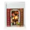 rolife diy book nook kit sakura wine alley display stand