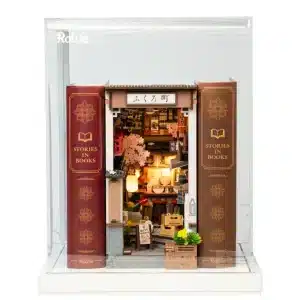 rolife diy book nook,robotime book nook,rolife diy book nook kit,robotime diy book nook​,stories in books robotime,robotime display case