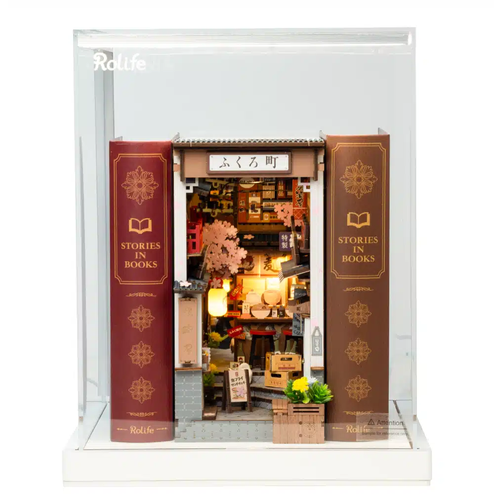 rolife diy book nook,robotime book nook,rolife diy book nook kit,robotime diy book nook​,stories in books robotime,robotime display case