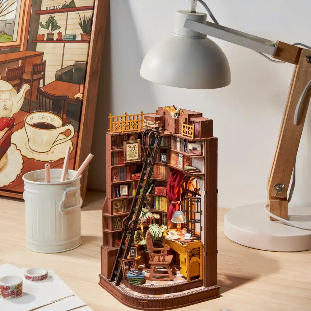 rolife diy book nook,rolife diy book nook kit,robotime book nook,robotime diy book nook​,stories in books robotime