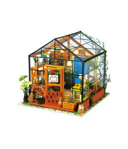 Cathy's Flower House (Eight-Language Manual Reset) Rolife Cathy's Flower House DIY Miniature House DG104