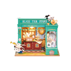 Rolife Alice's Tea Store DIY Miniature House Kit DG156