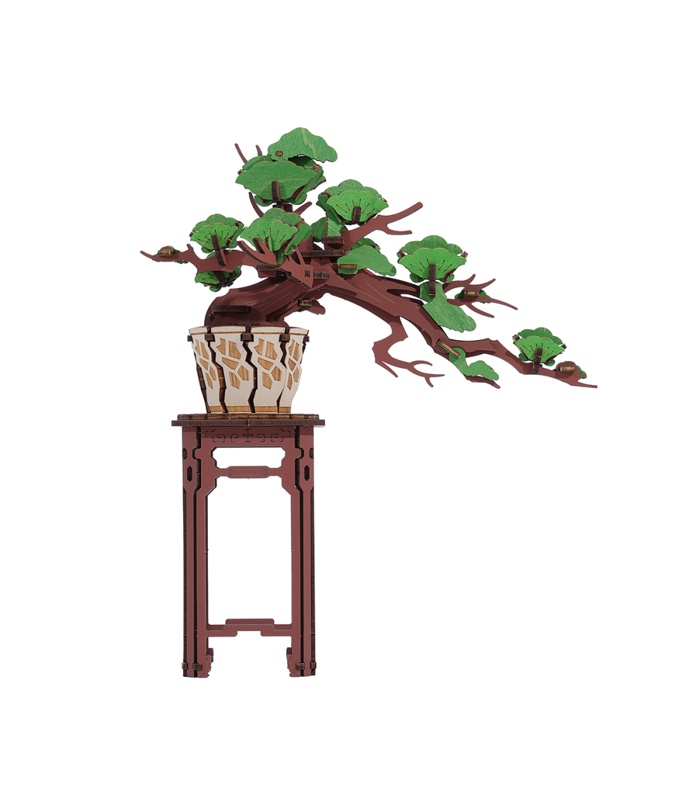 Rolife Evergreen Pine Bonsai DIY Wooden 3D Puzzle TG510