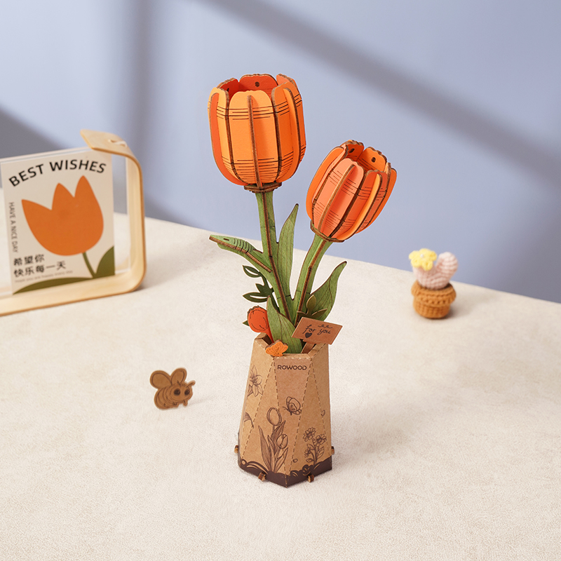 Orange Tulip TW081-B