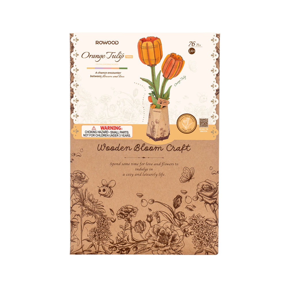 Orange Tulip TW081-B