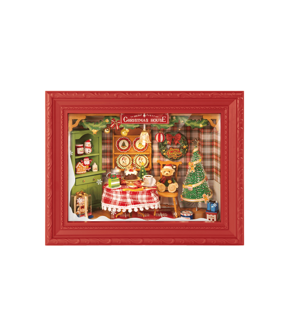 DP005-main Rolife Christmas Eve Party DIY Miniature House DP005