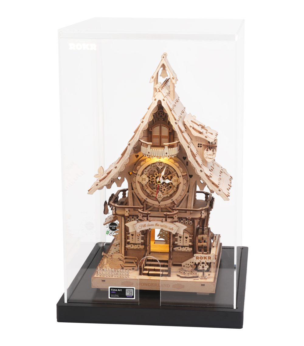 Cuckoo Clock (wood colour) Display Showcase
