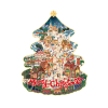 Rowood Christmas Town Wooden Jigsaw Puzzle TA007