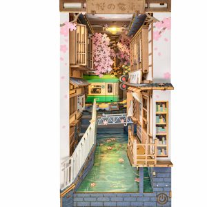Rolife Sakura Densya DIY Book Nook Shelf Insert Kit TGB01