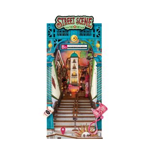 Rolife Street Scene DIY Book Nook Shelf Insert TGB13