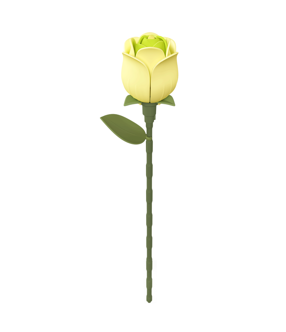 ROKR Floral Art Series Single Flower - Green Rose