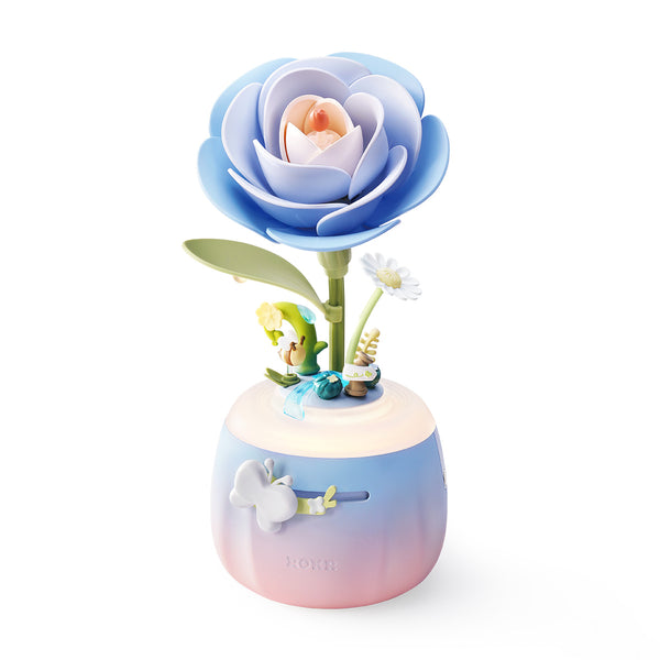 AF01S-1 ROKR Starry Camellia Lamp DIY 3D Flower Night Light AF01S