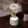 Minty Camellia Lamp