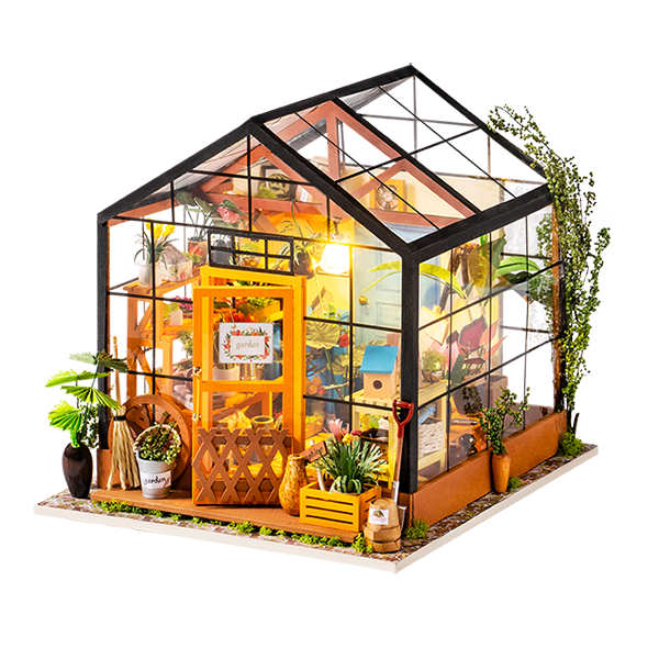 DG104-main Rolife Cathy's Flower House DIY Miniature House DG104