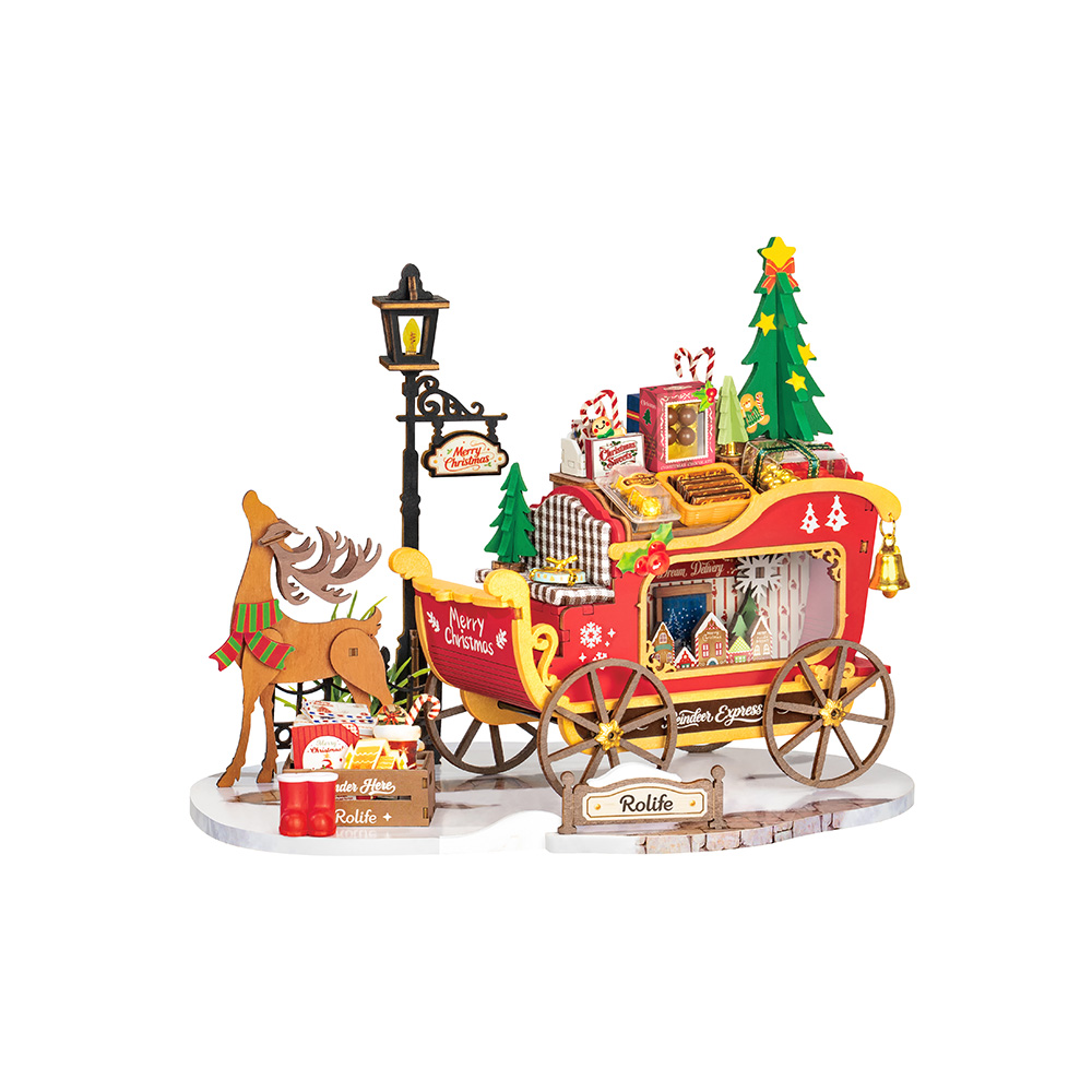 Rolife Reindeer Express DIY Miniature House DS059