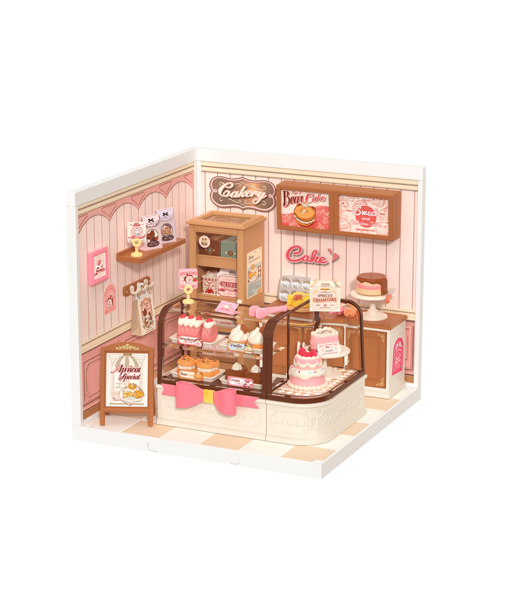 DW019B-main Rolife Tasty Cake Shop DIY Miniature House DW019B