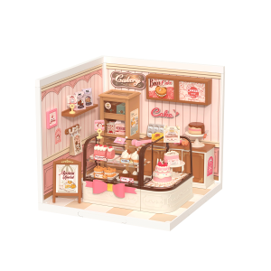 DW019B-main Rolife Tasty Cake Shop DIY Miniature House DW019B