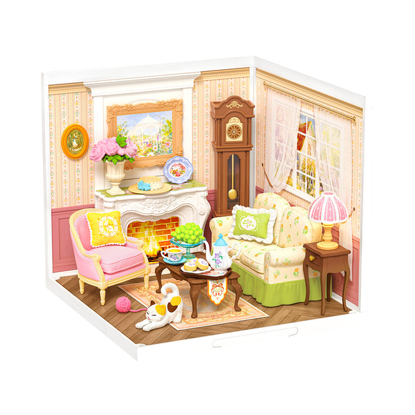 DW023-1 Rolife Holiday Tea Time DIY Miniature House DW023