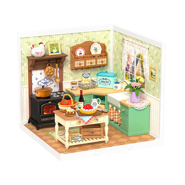 DW024-1 Rolife Farmhouse Kitchen DIY Miniature House DW024