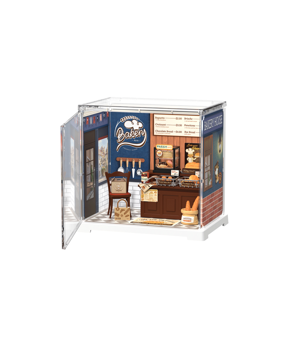 DWS03B-main Rolife Butter Bakery House DIY Miniature House DWS03B