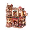 ROKR Dream Coffee Factory Music Box Wooden 3D Puzzle EAB02