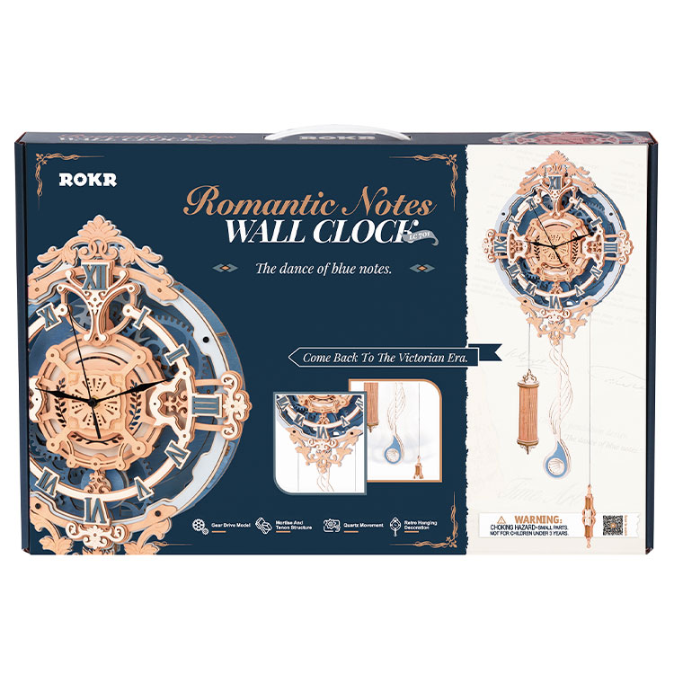 Romantic Notes Wall Clock