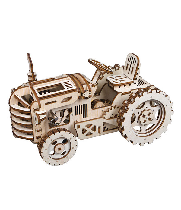 ROKR Tractor Mechanical Gears 3D Wooden Puzzle LK401
