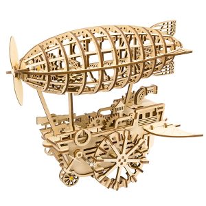 ROKR Air Vehicle Mechanical Airship 3D Wooden Puzzle LK702