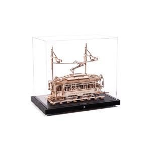 ROKR Classic City Tram 3D Wooden Puzzle Showcase LK801Z