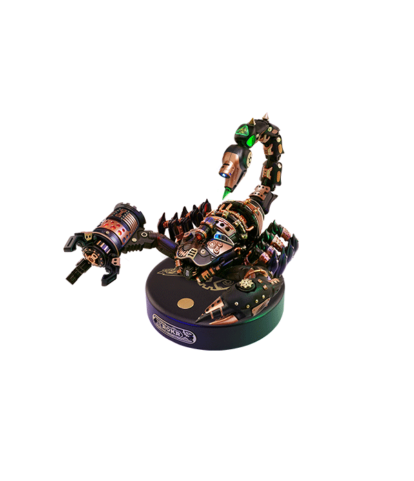 MI04-main ROKR Emperor Scorpion Model DIY 3D Puzzle MI04